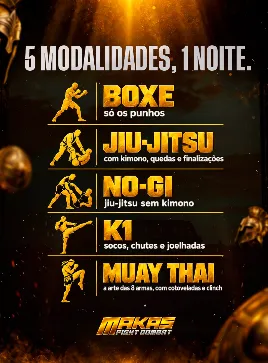Post: 5 modalidades, 1 noite
